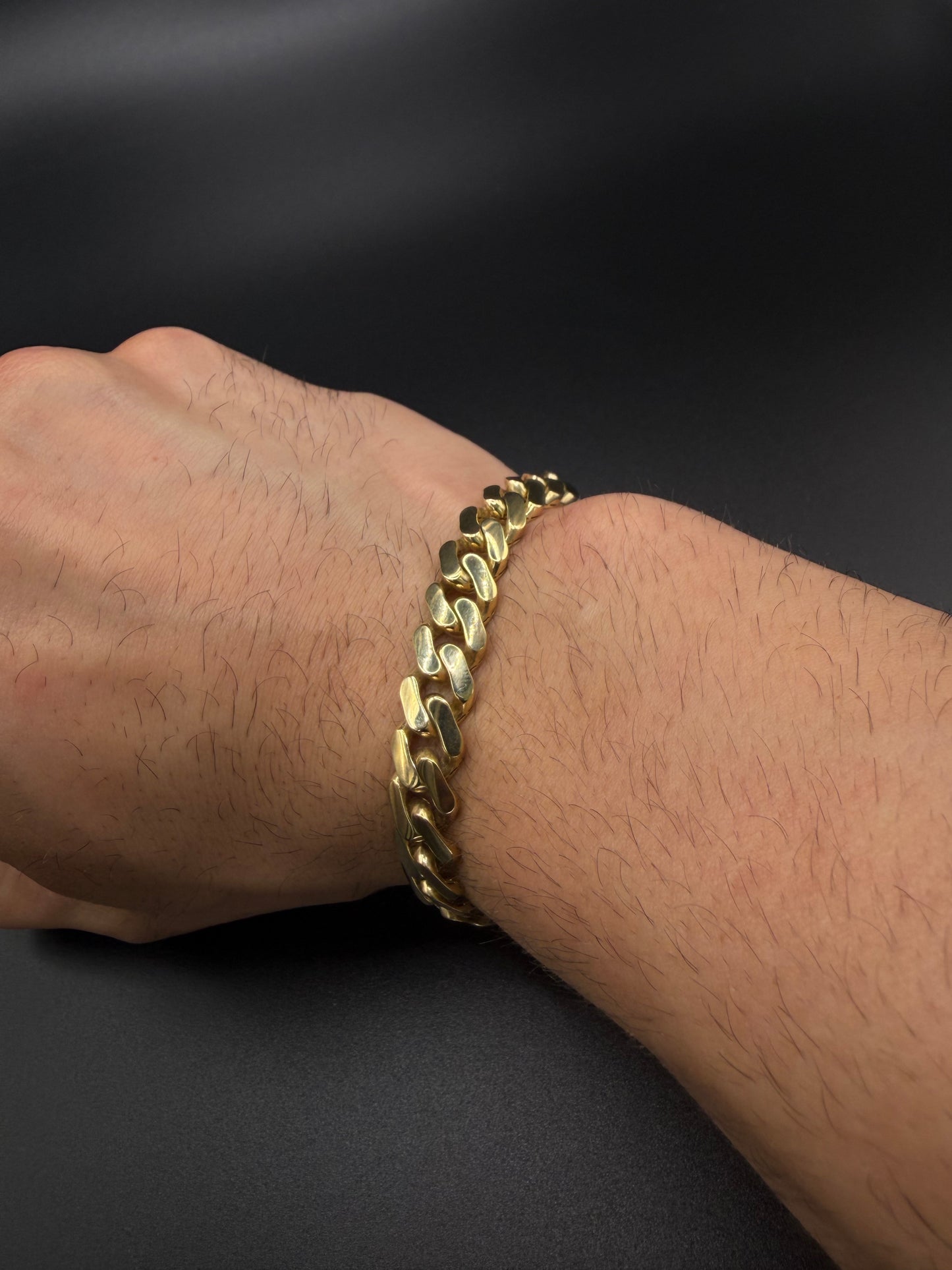 10K Gold Monaco Bracelet ( Hollow )