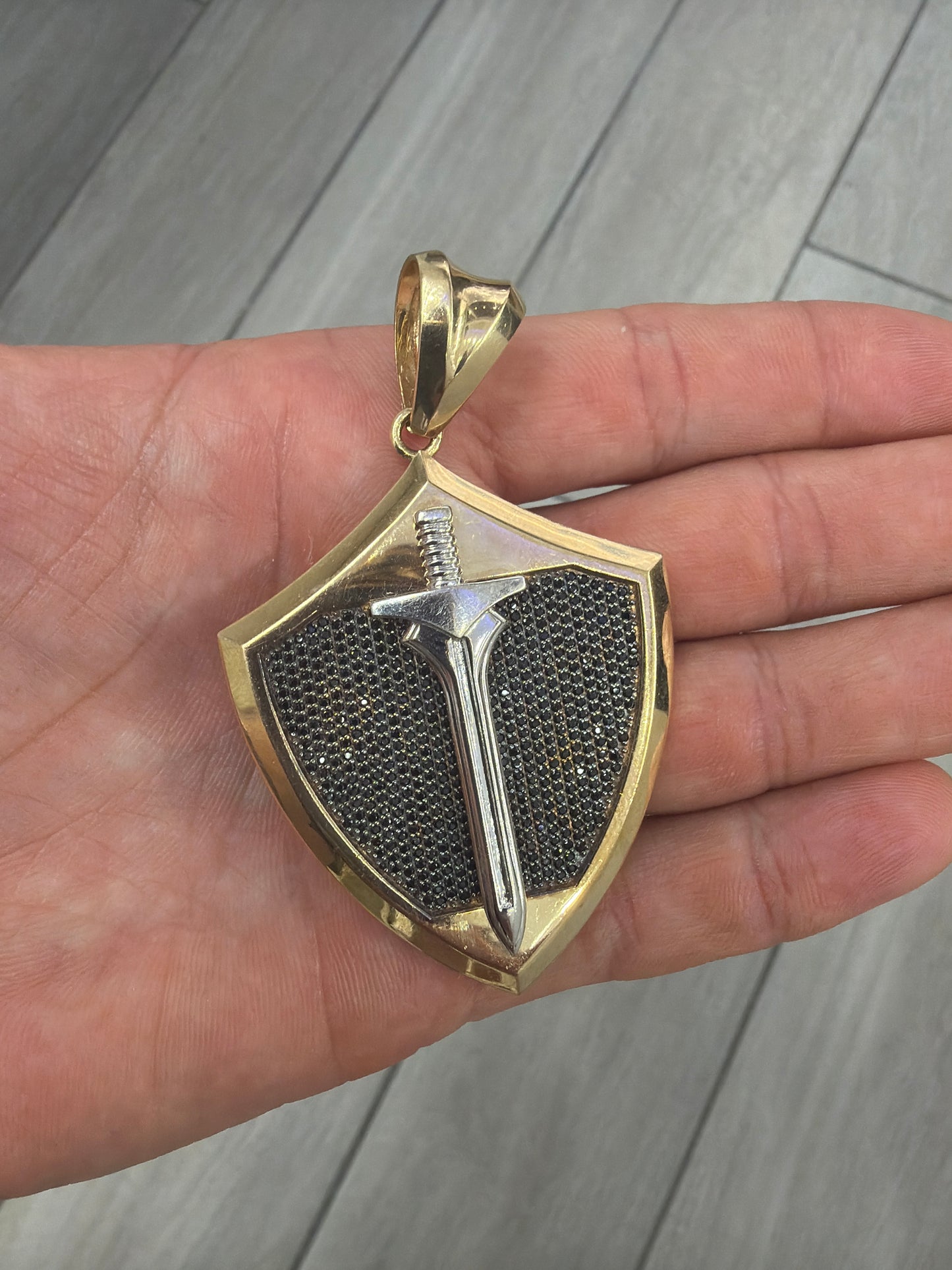 Sword Pendant 10k gold ( hollow )