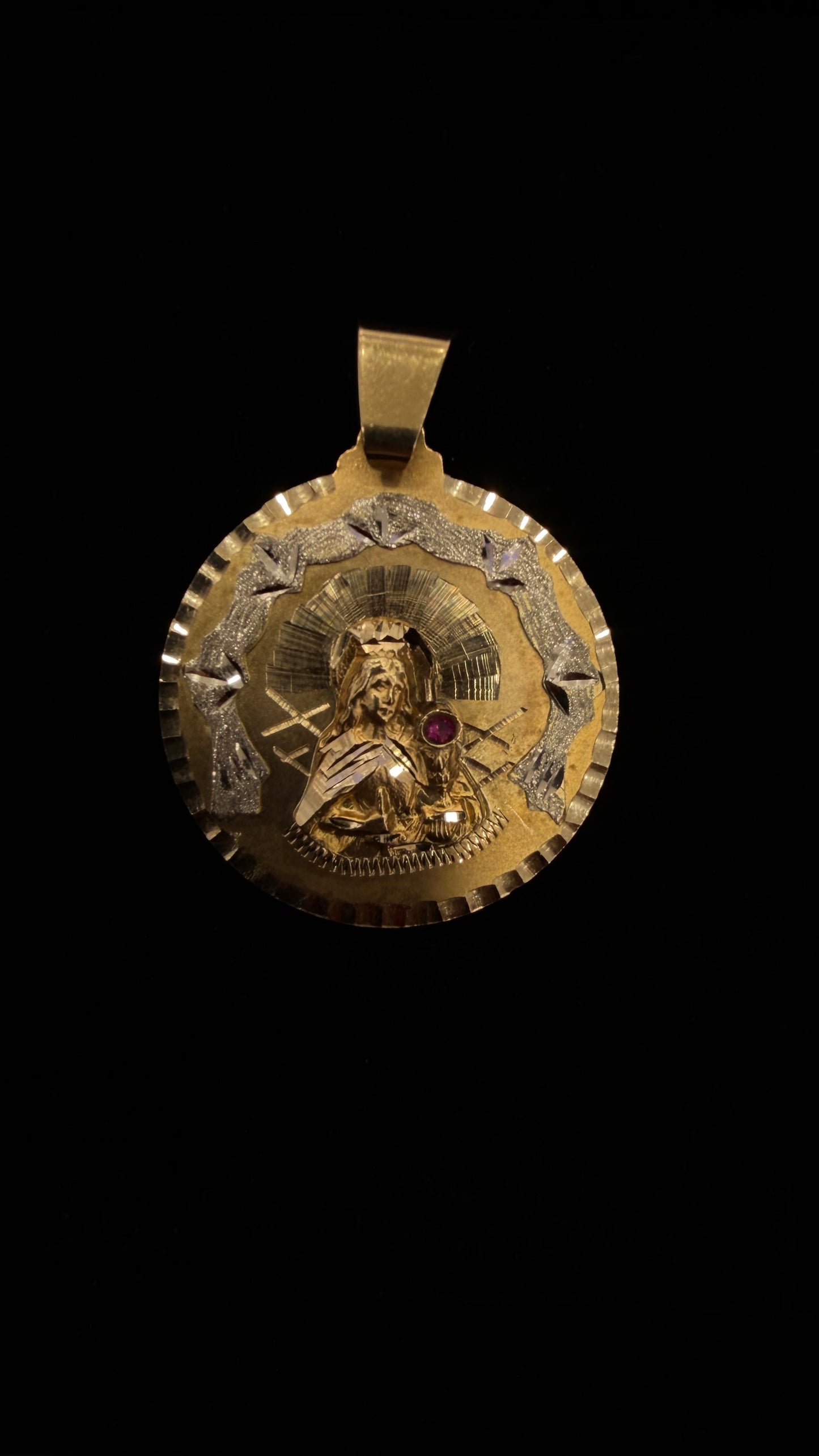 Saint Barbara Pendant 10k gold
