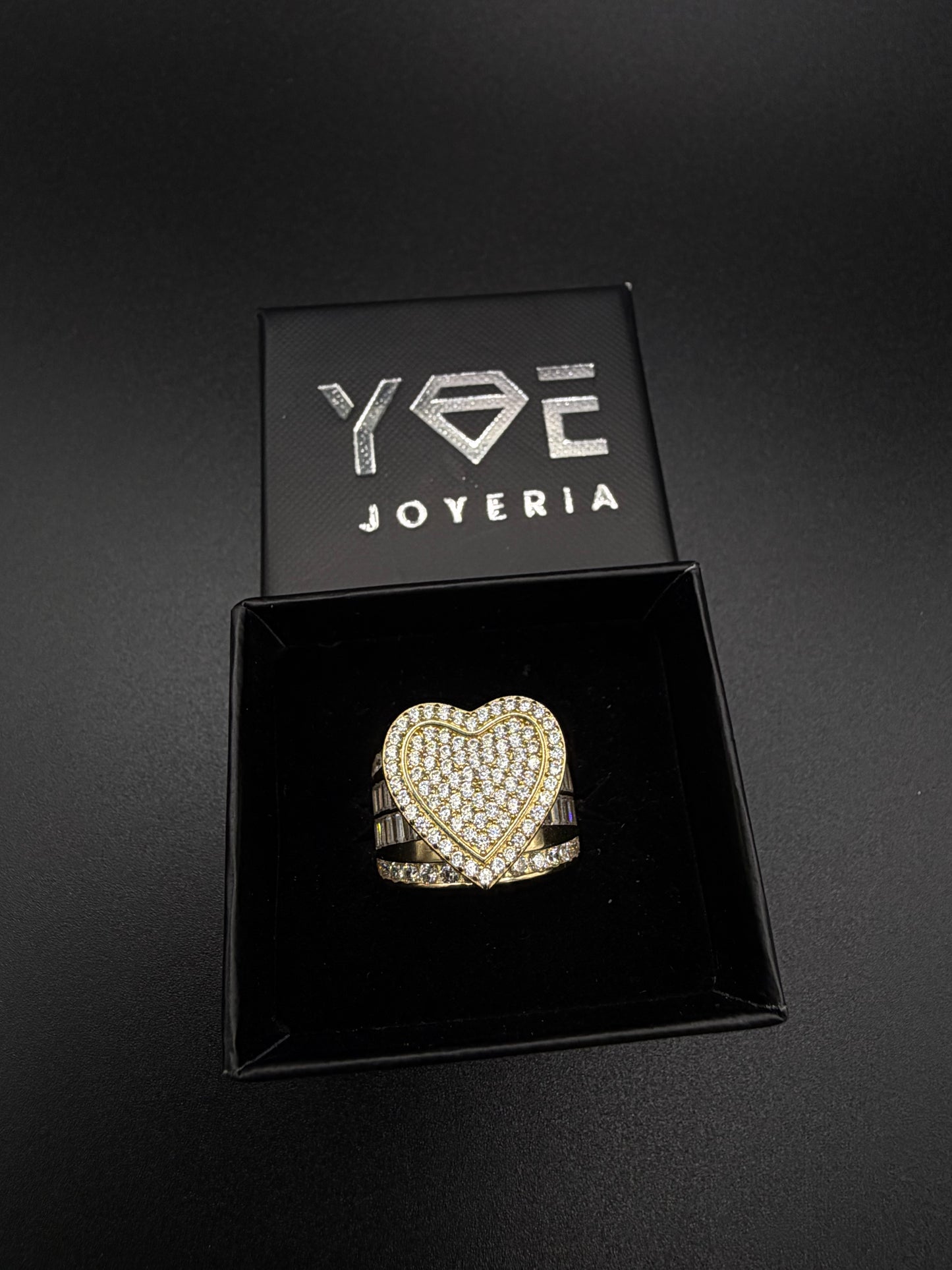 Women's 14k Gold Heart Ring, Size 8