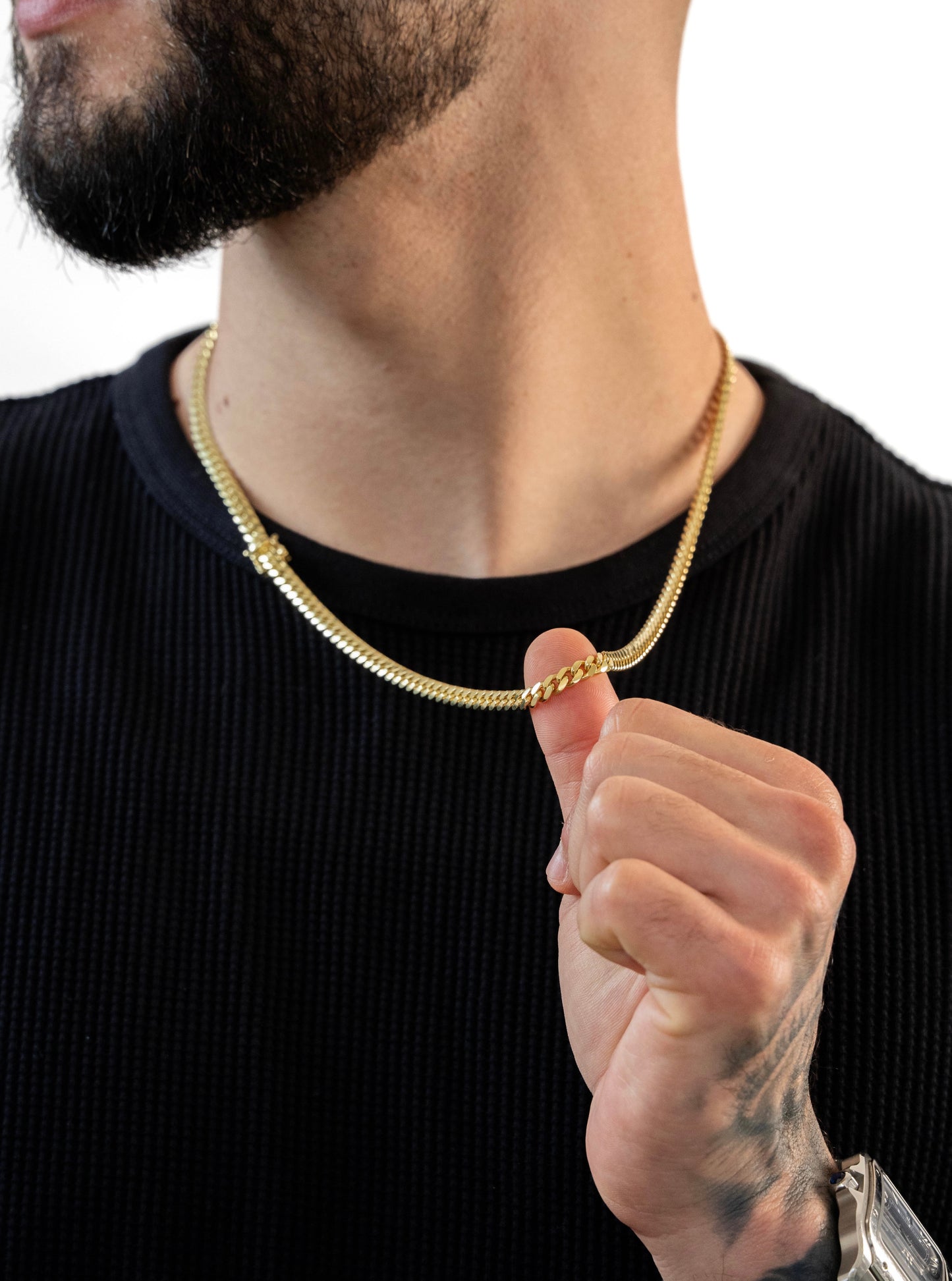 Miami Cuban Link Chains (Solid) 10K Gold
