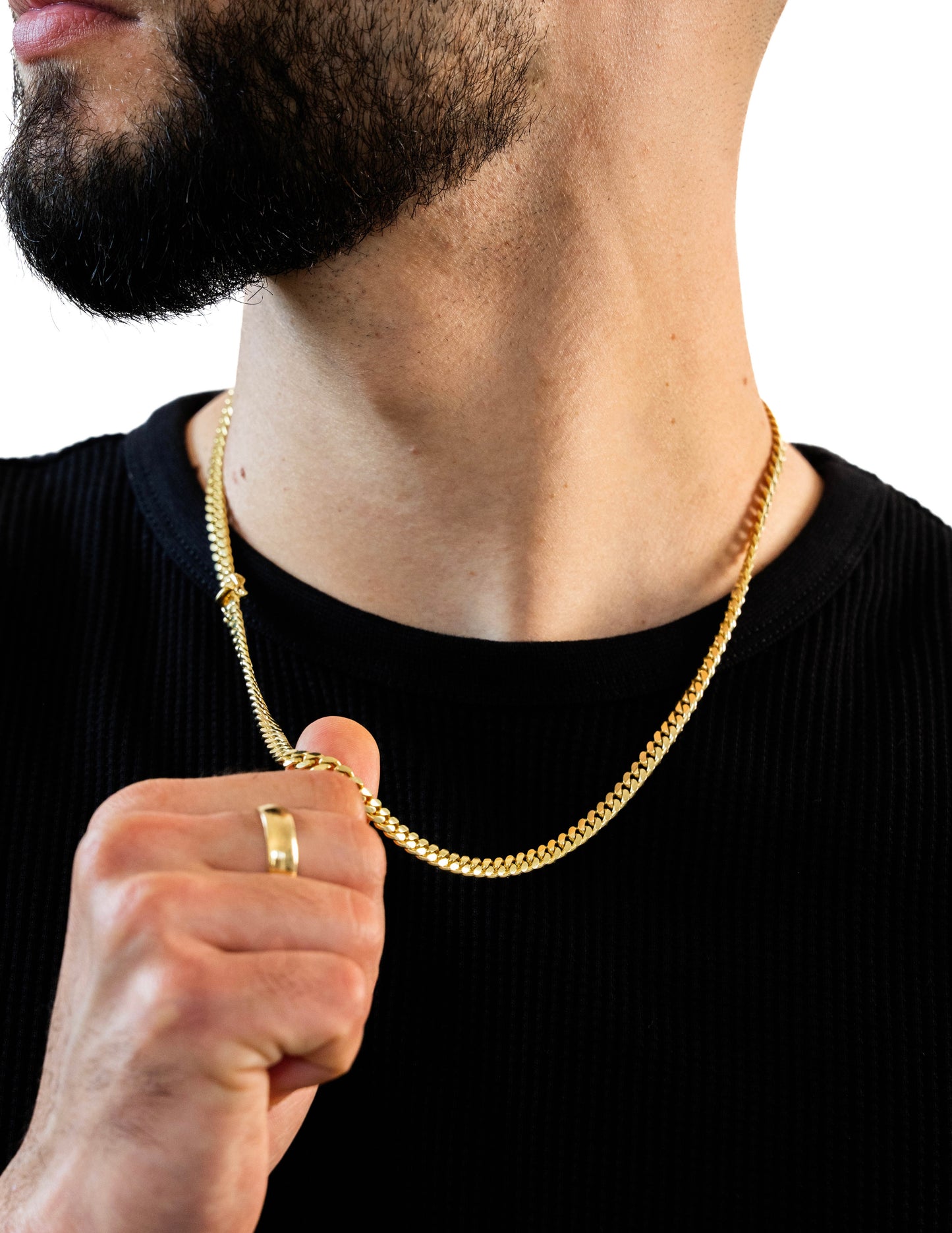 Miami Cuban Link Chains (Solid) 10K Gold