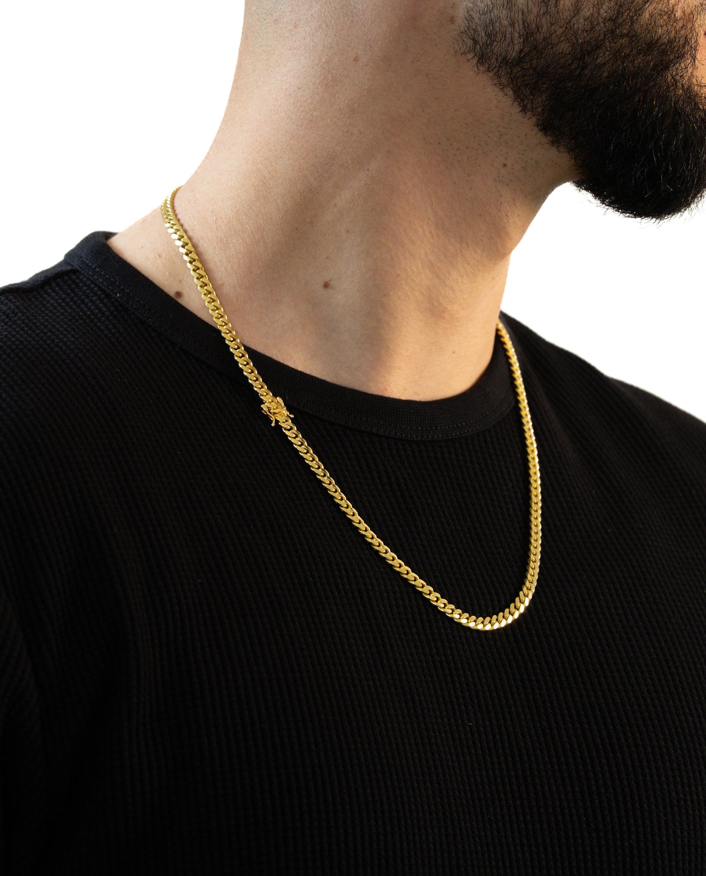 Miami Cuban Link Chains (Solid) 10K Gold
