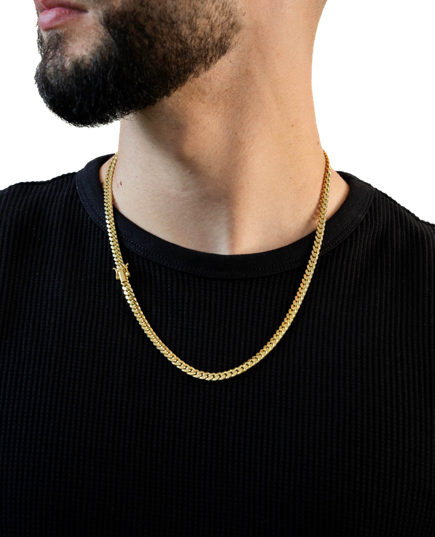 Miami Cuban Link Chains (Solid) 10K Gold