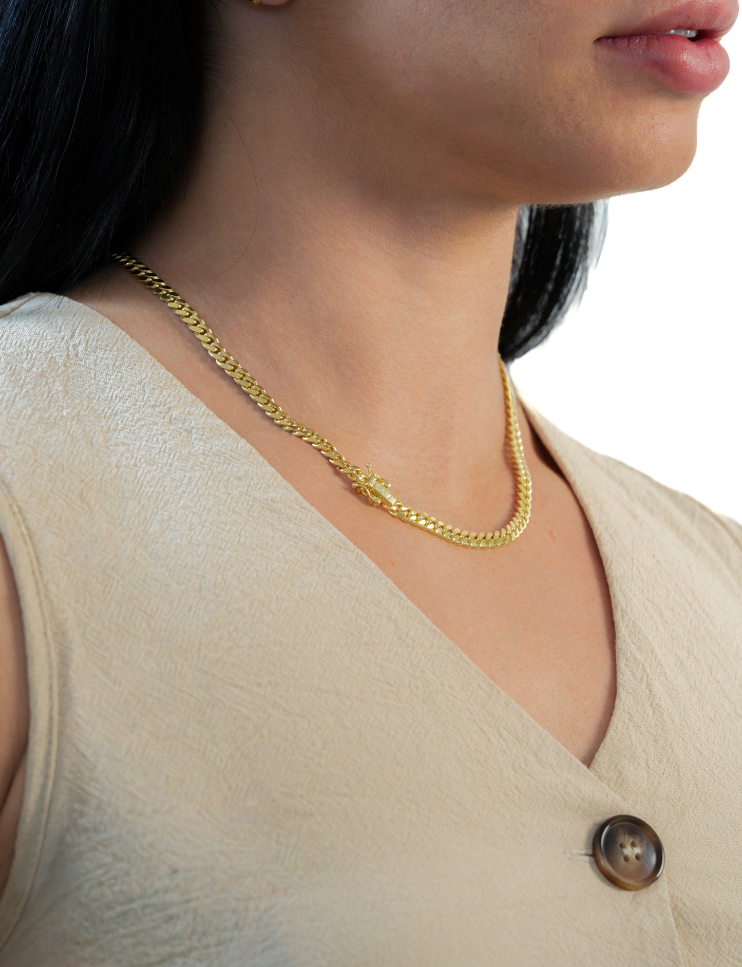 Miami Cuban Link Chains (Solid) 10K Gold