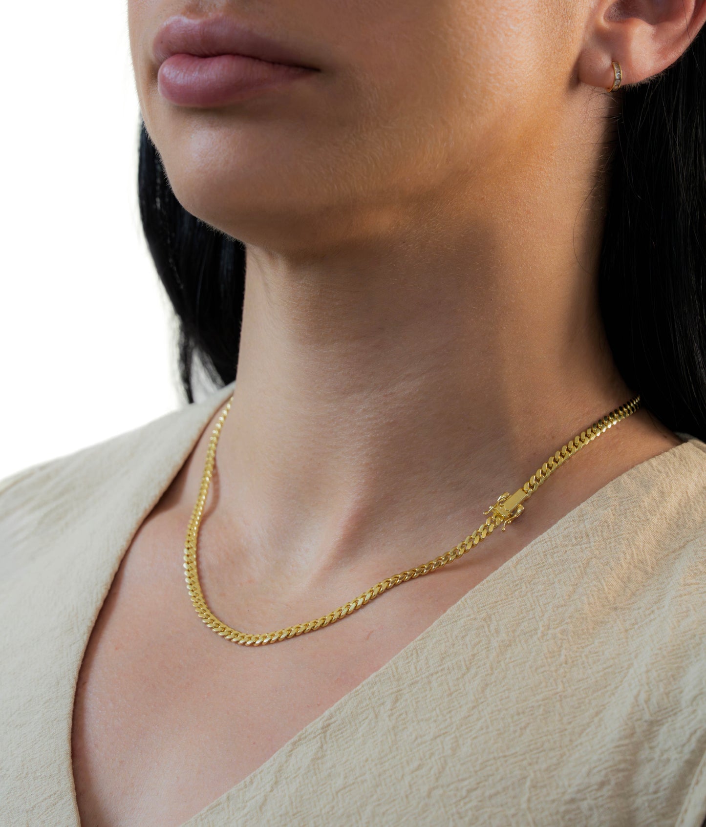 Miami Cuban Link Chains (Solid) 10K Gold