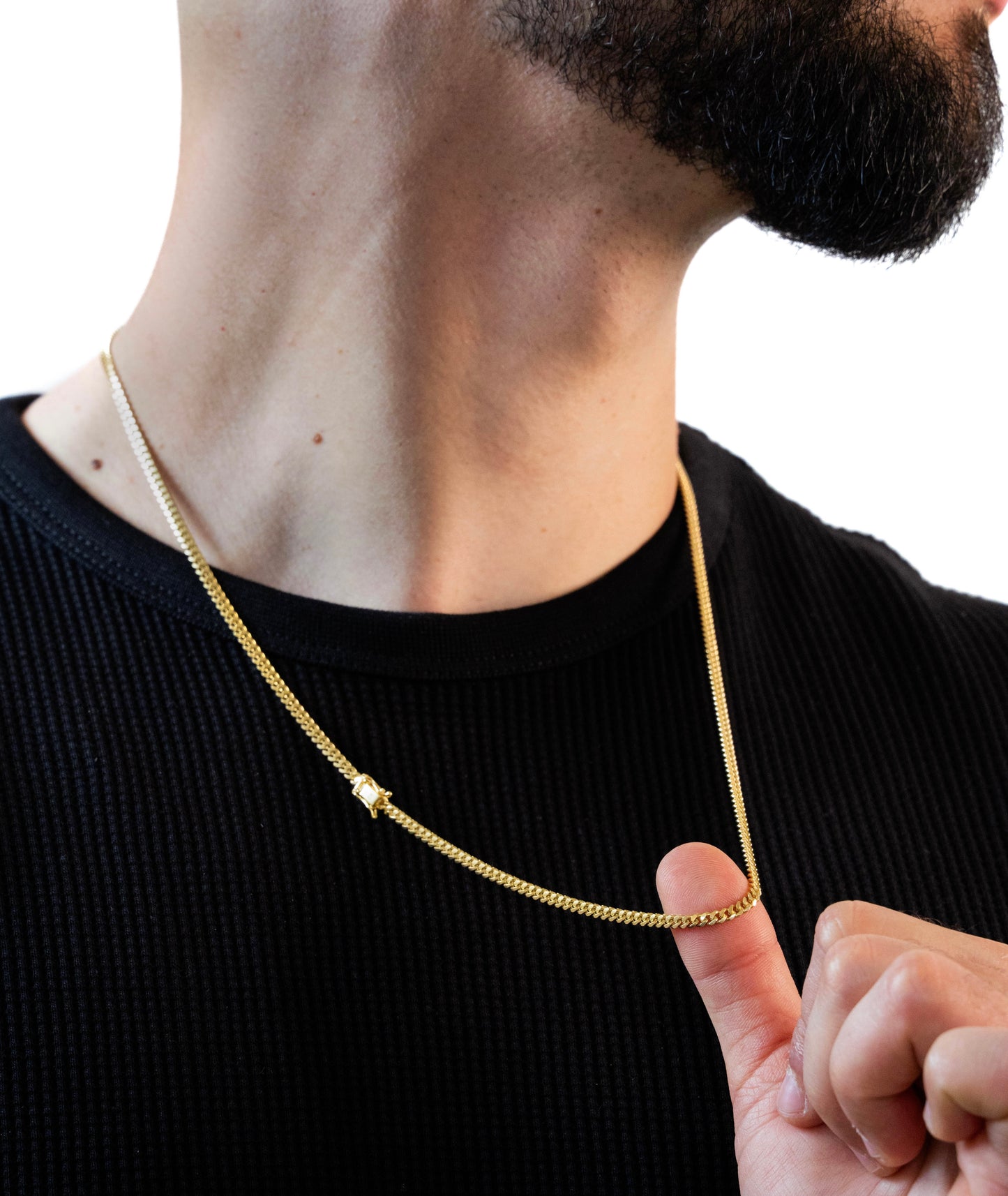 Miami Cuban Link Chains (Solid) 10K Gold