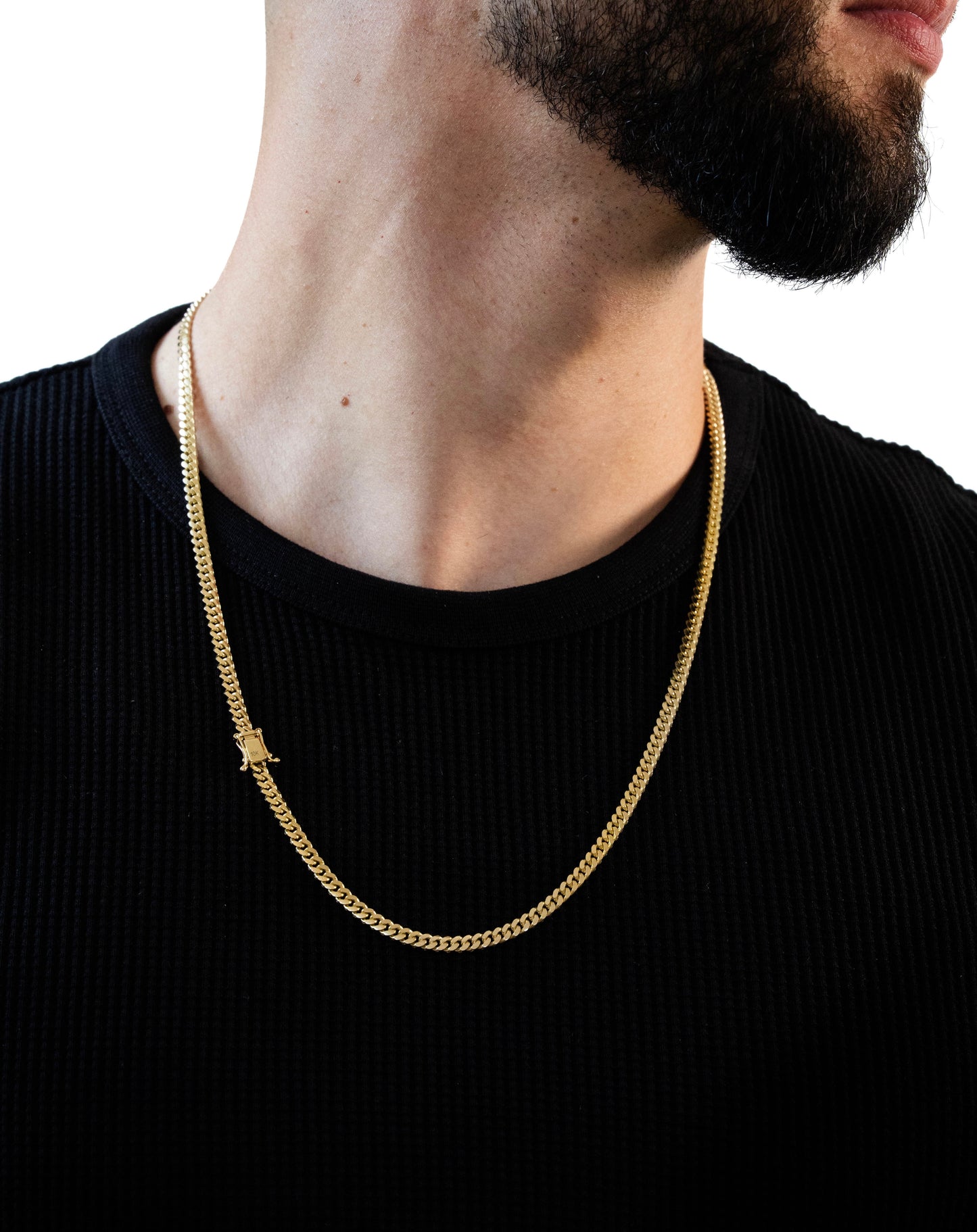 Miami Cuban Link Chains (Solid) 10K Gold