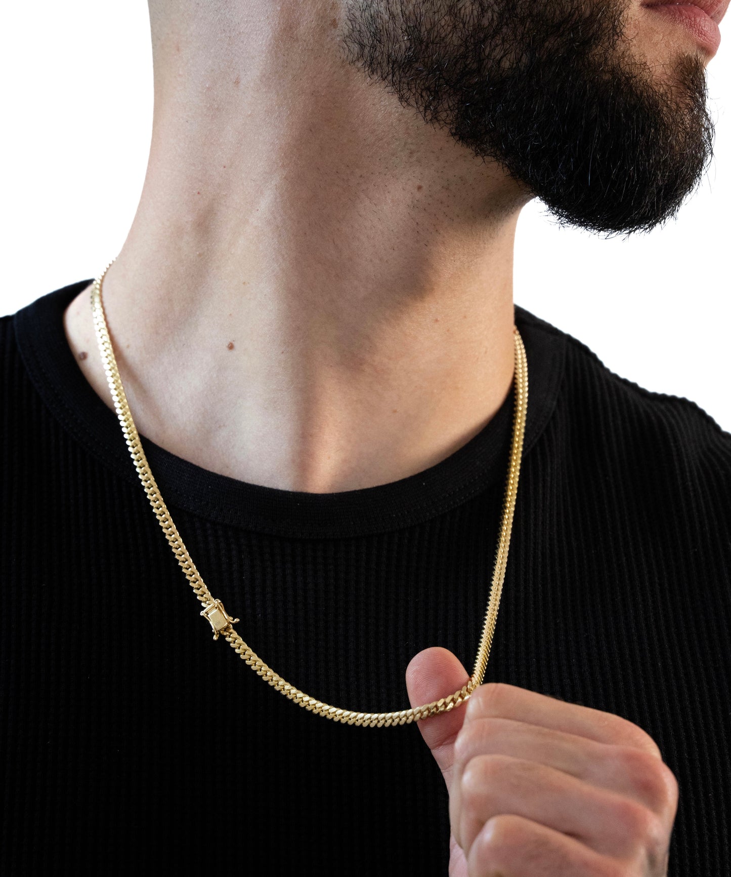 Miami Cuban Link Chains (Solid) 10K Gold
