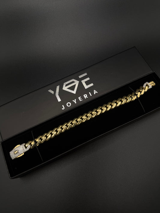 10K Gold Monaco Bracelet ( Hollow )