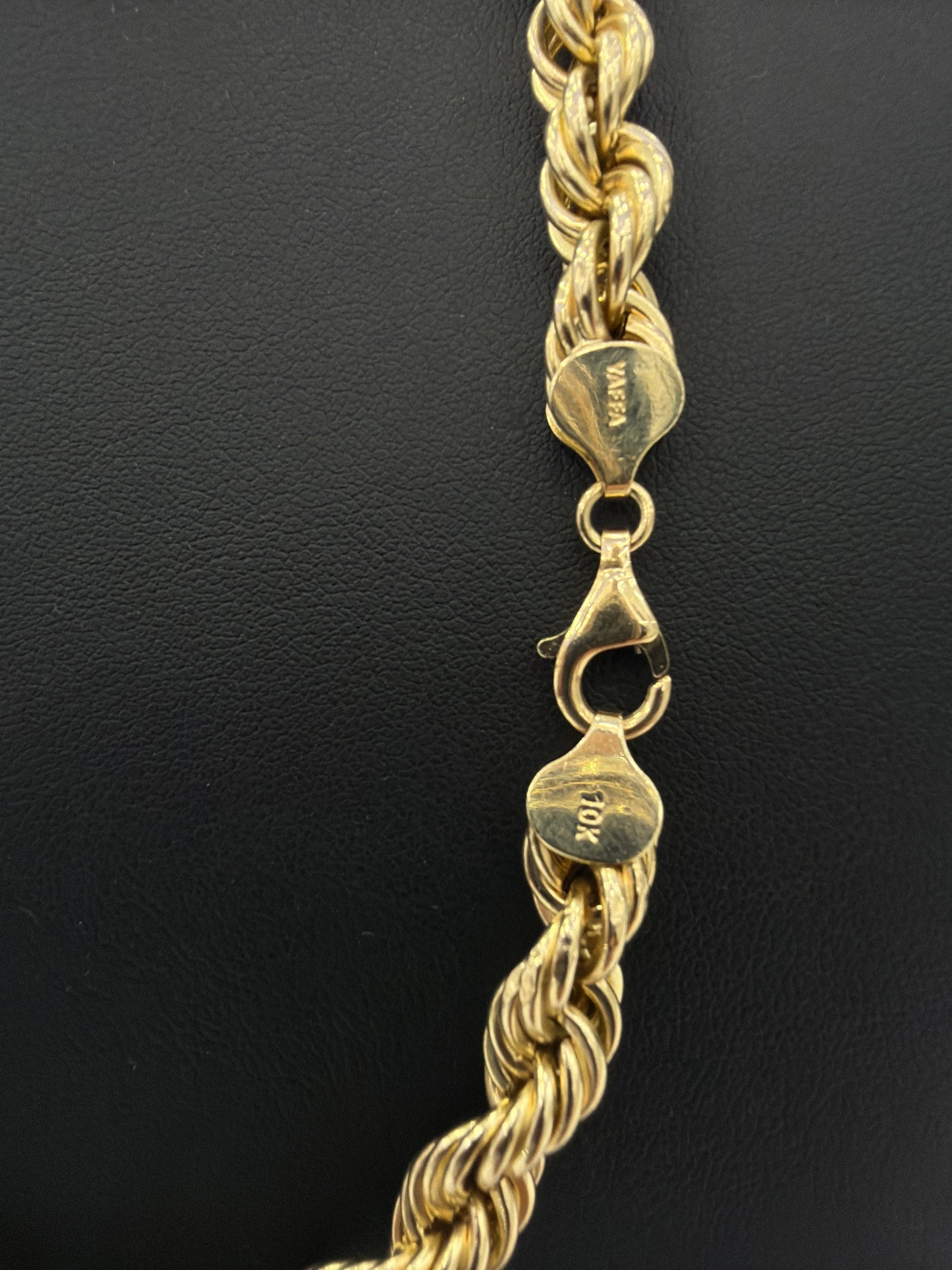 Rope Chain (Hollow) – 8mm – 10K Gold