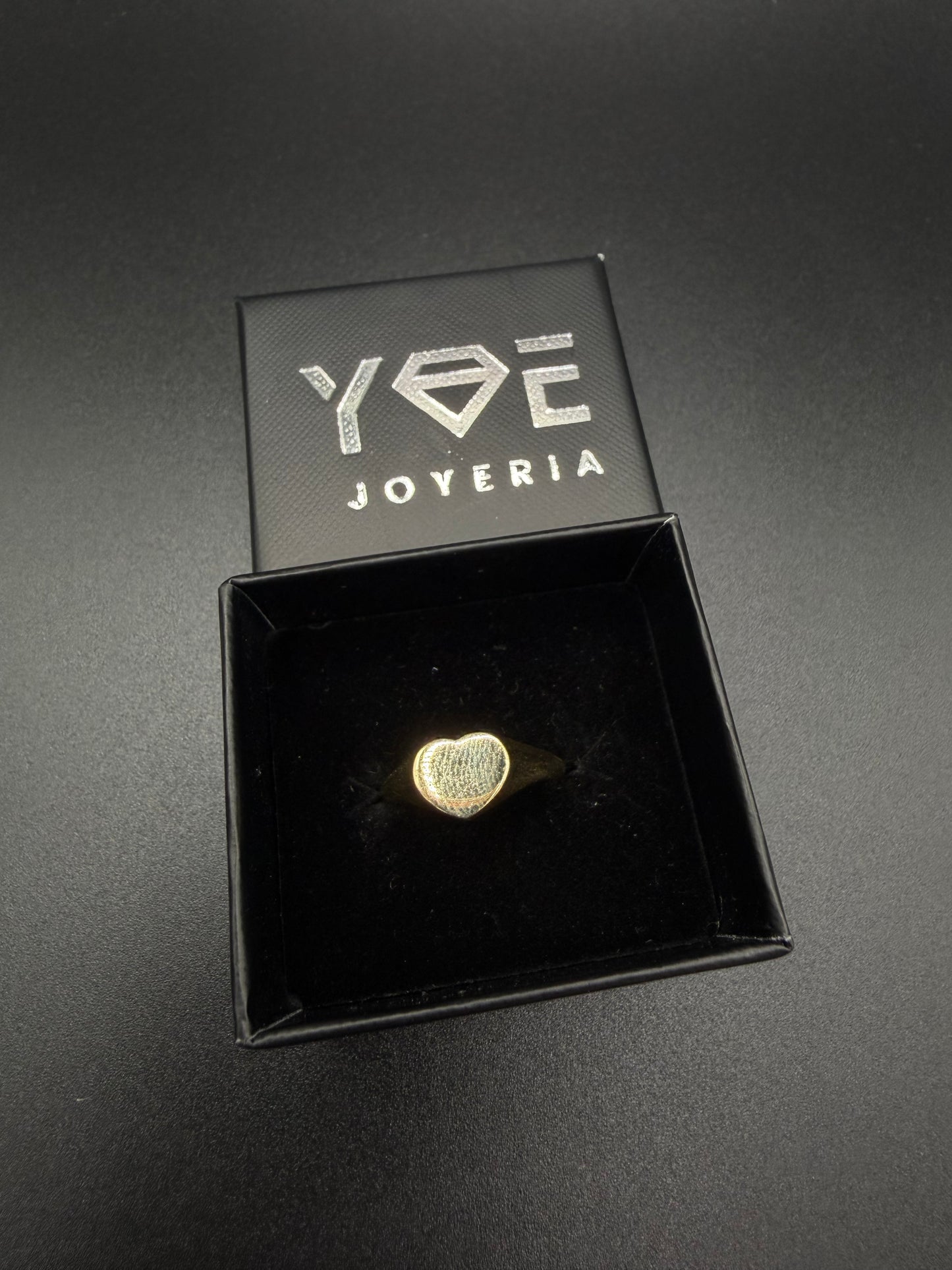 Women's 10K Gold Heart Ring, Size 7