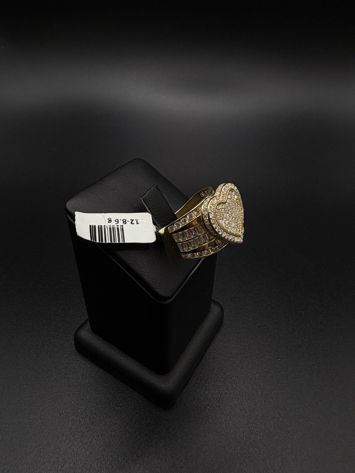 Women's 14k Gold Heart Ring, Size 8