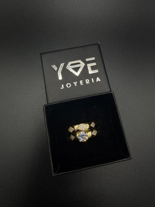 Women's Engagement Ring, 10k Gold, Size 8
