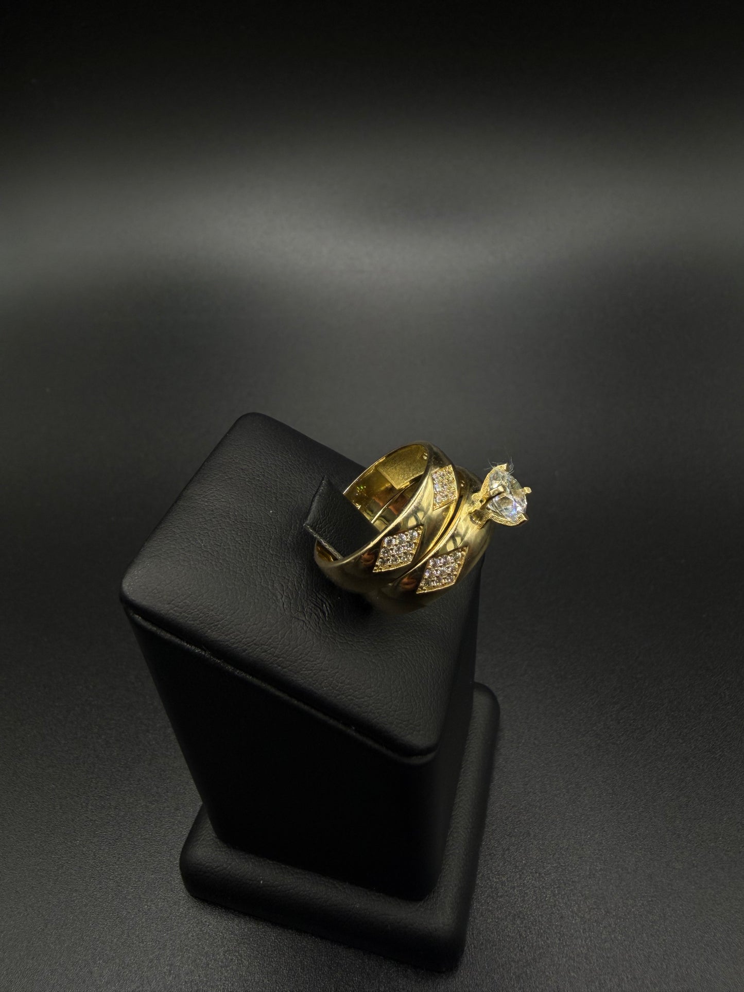Women's Engagement Ring, 10k Gold, Size 8