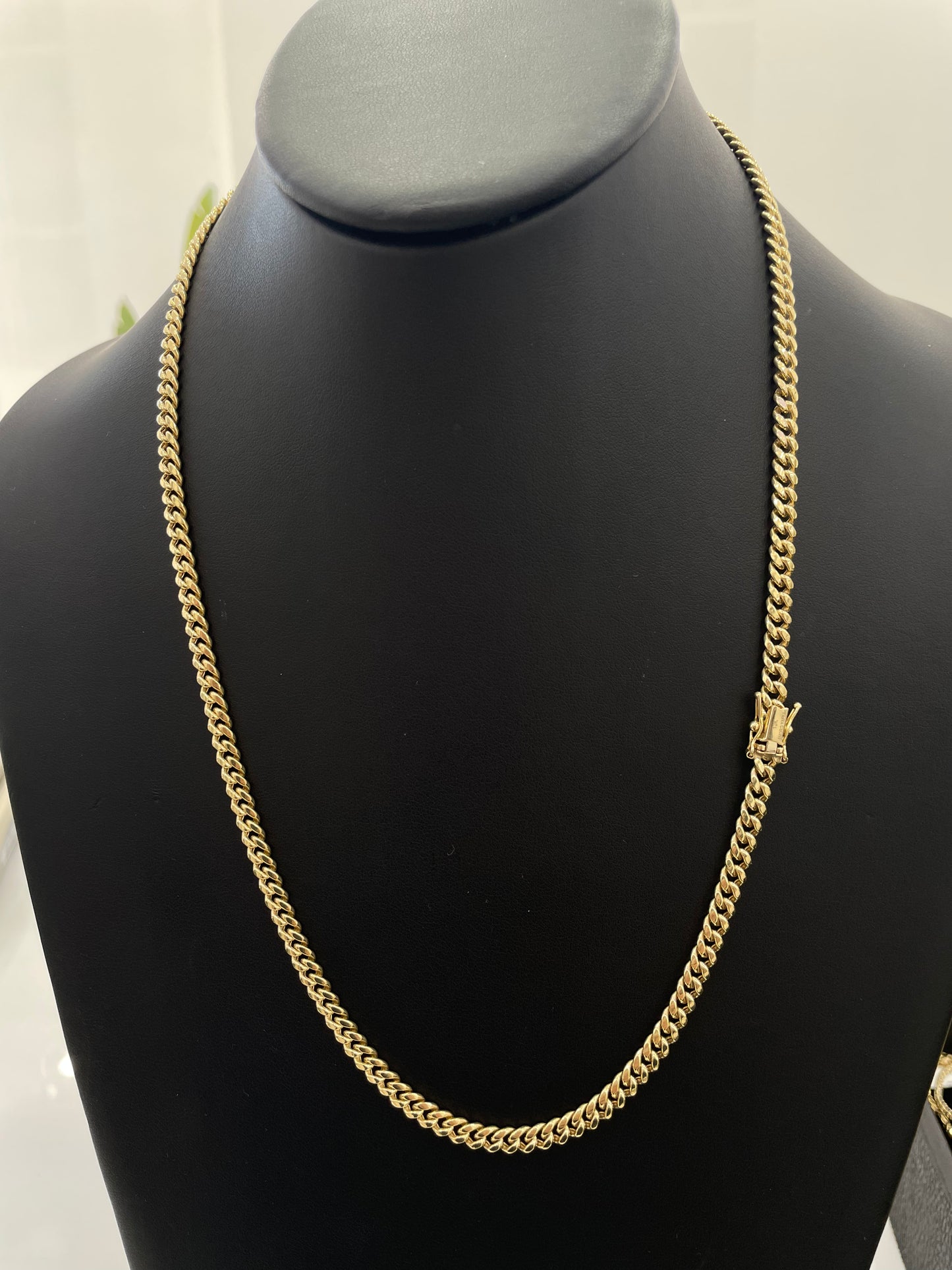 Cuban Chain (Hollow) 4.5 mm 10K Gold