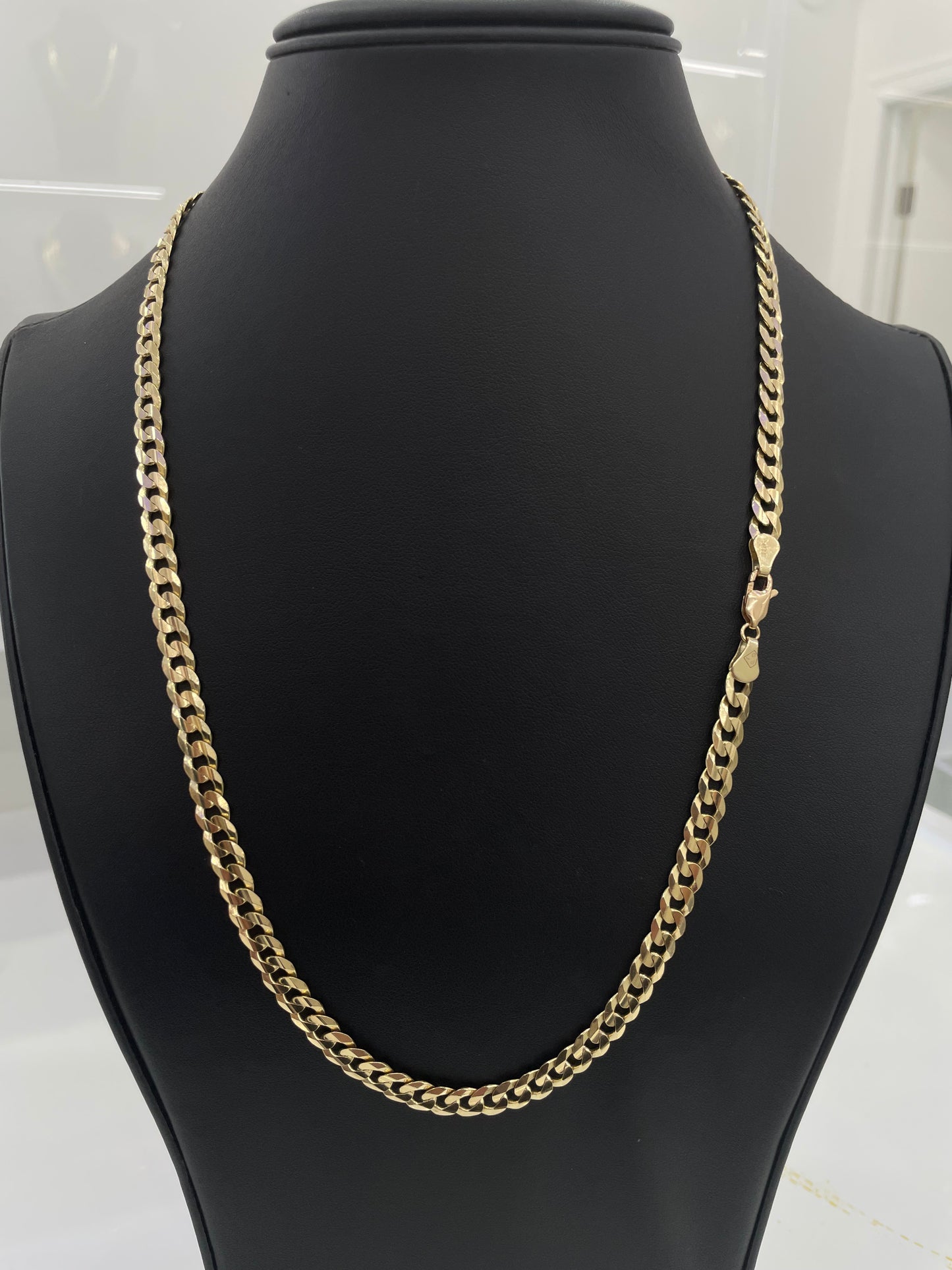 Hammered Chain 22” x 6 mm (Solid) 10k Gold
