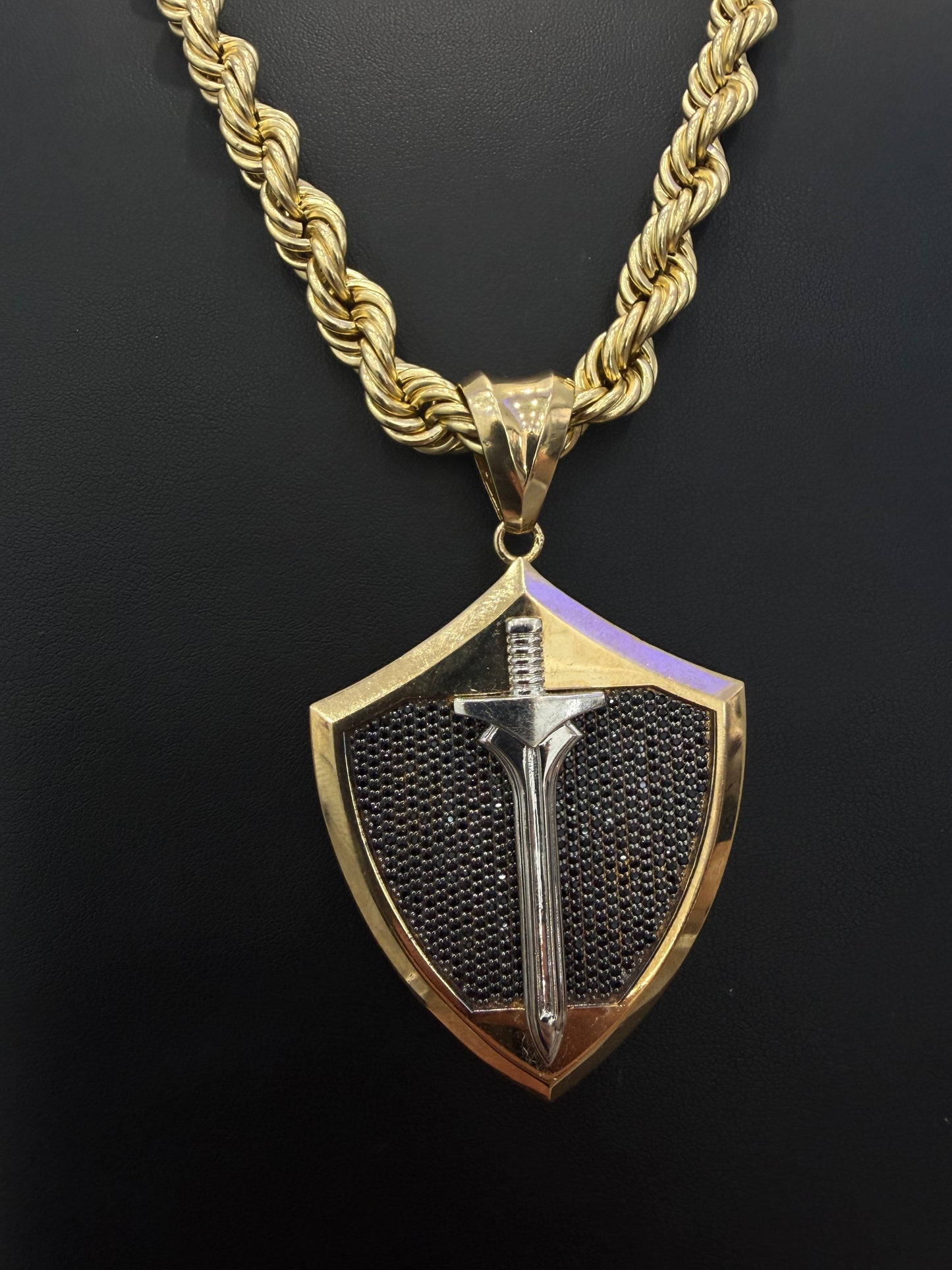 Sword Pendant 10k gold ( hollow )