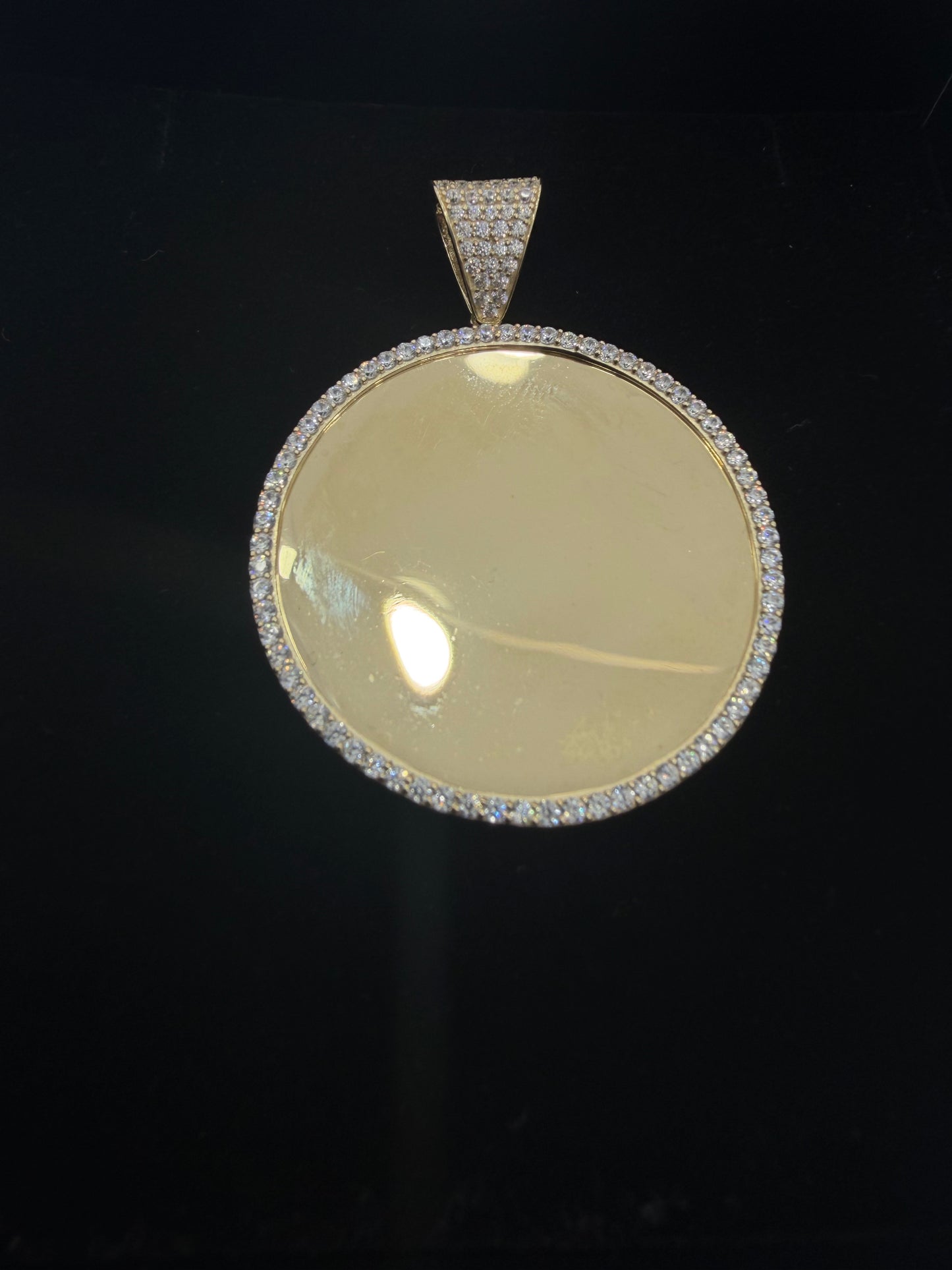 Pendant Custom Photo 10k gold