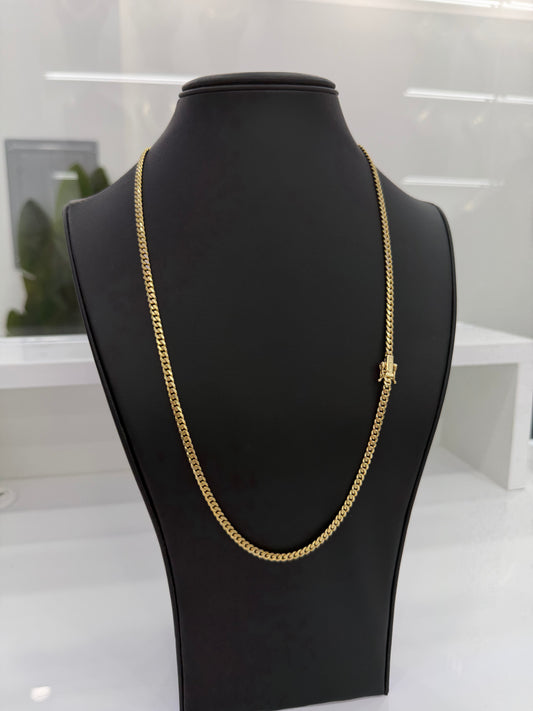 Cuban link chain 10k 4 mm x 24