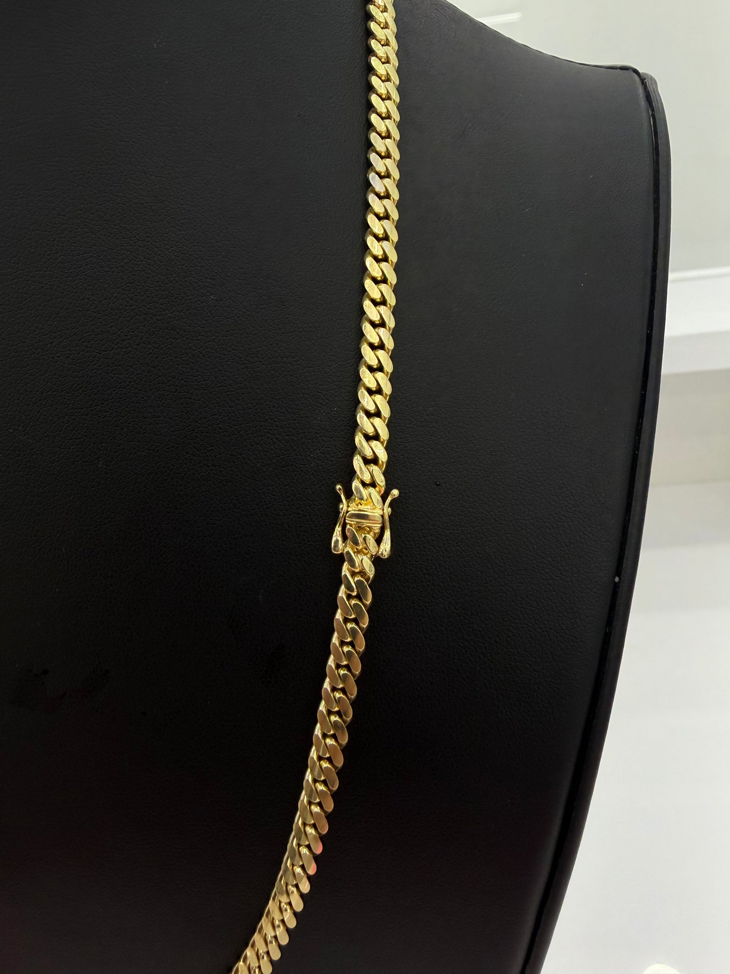 Solid Cuban Chain 10k 5 mm x 22”
