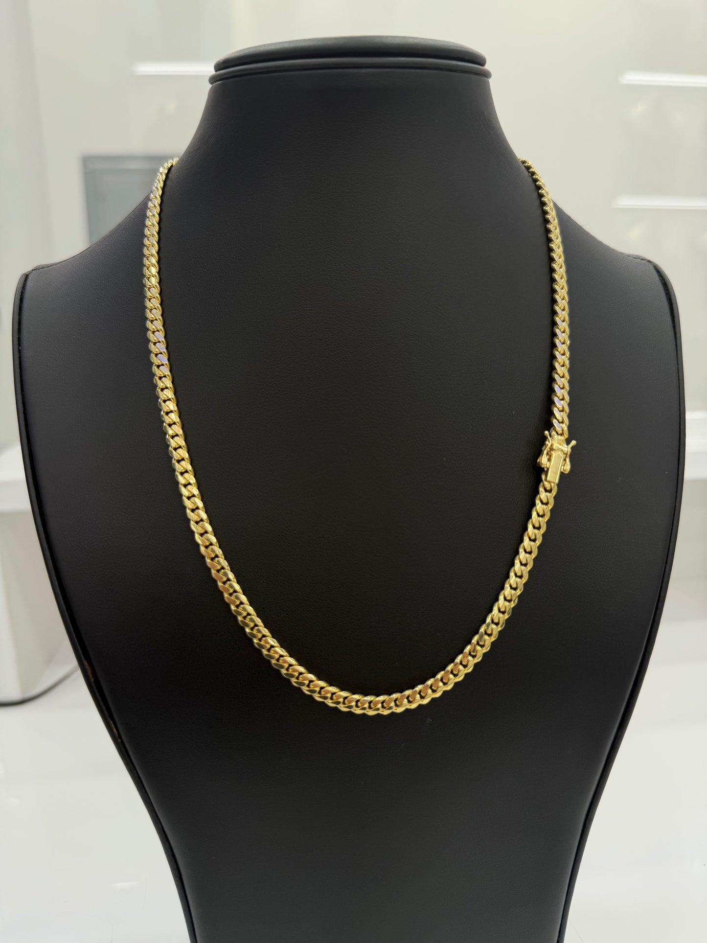 Solid Cuban Chain 10k 5 mm x 20”