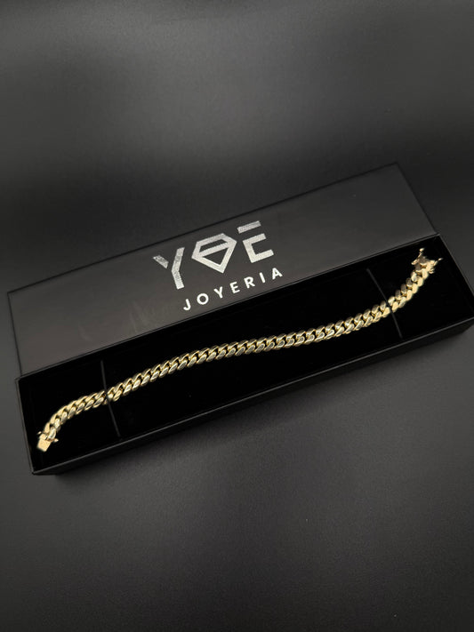 Miami Cuban Link Bracelets (Solid) 10K Gold