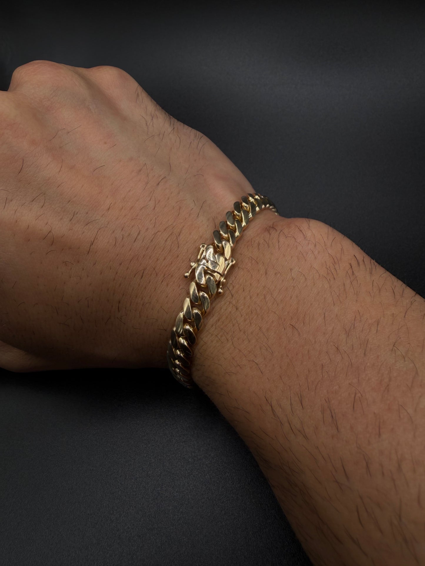 Miami Cuban Link Bracelets (Solid) 10K Gold