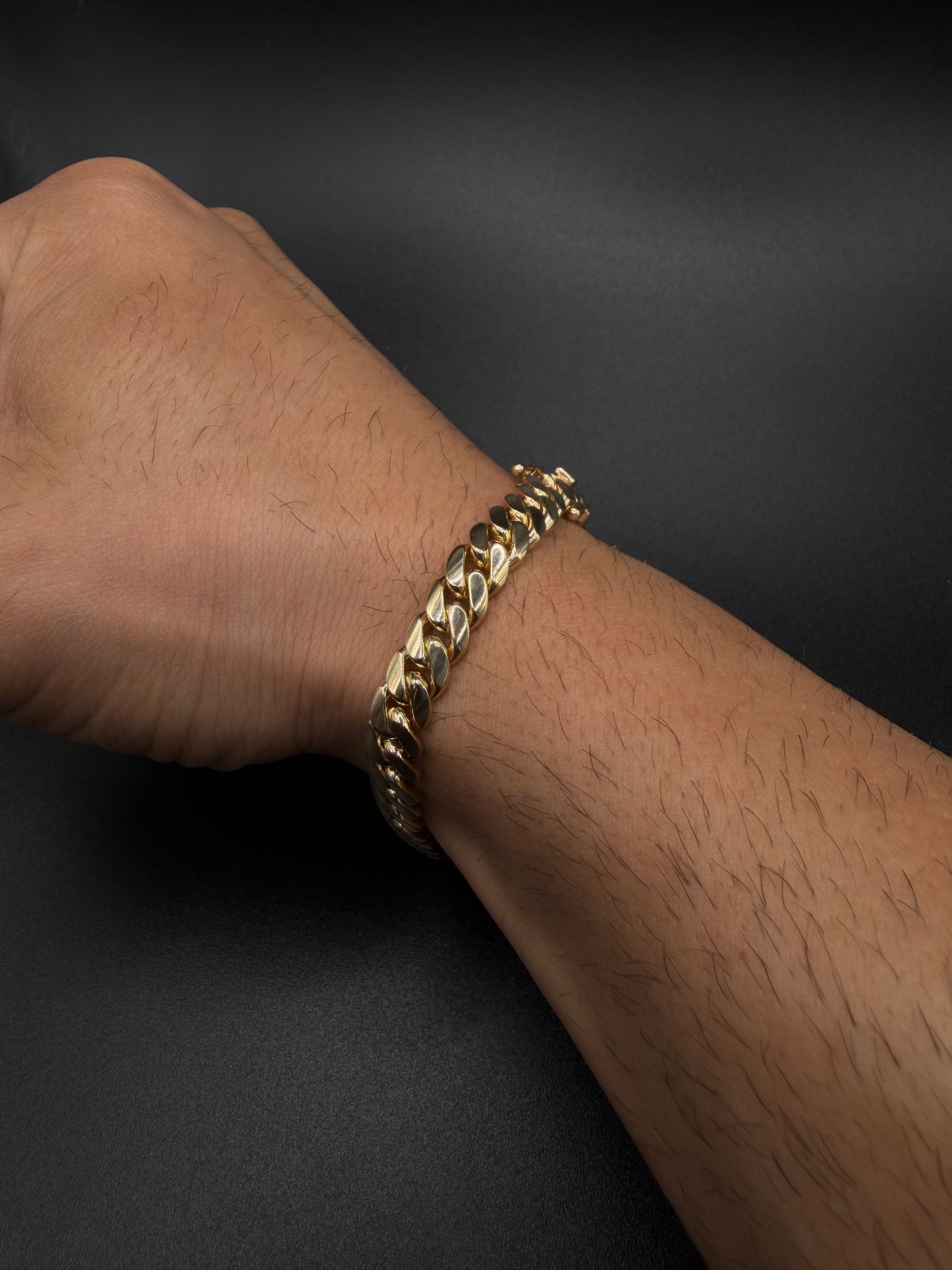 Miami Cuban Link Bracelets (Solid) 10K Gold